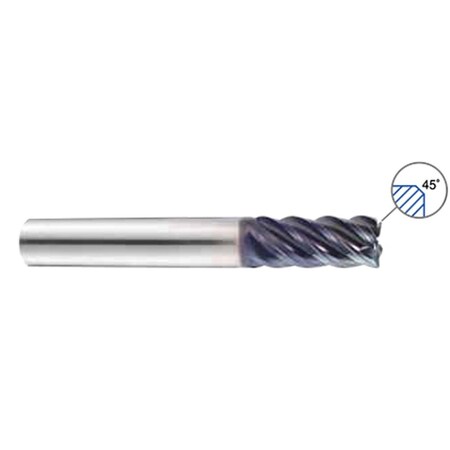 Yg-1 Tool Titanox-Power 5Fl Multiple Helix Long Flat End Mill GMG27120